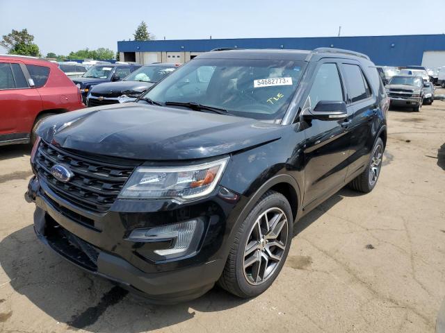 FORD EXPLORER S 2016 with VIN 1FM5K8GT7GGB60937 - Photo from auction