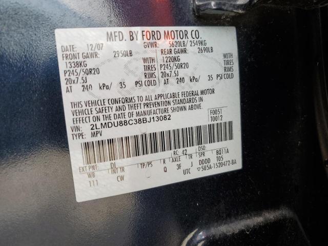 Photo 14 from auction – 2008 LINCOLN MKX with VIN 2LMDU88C38BJ13082