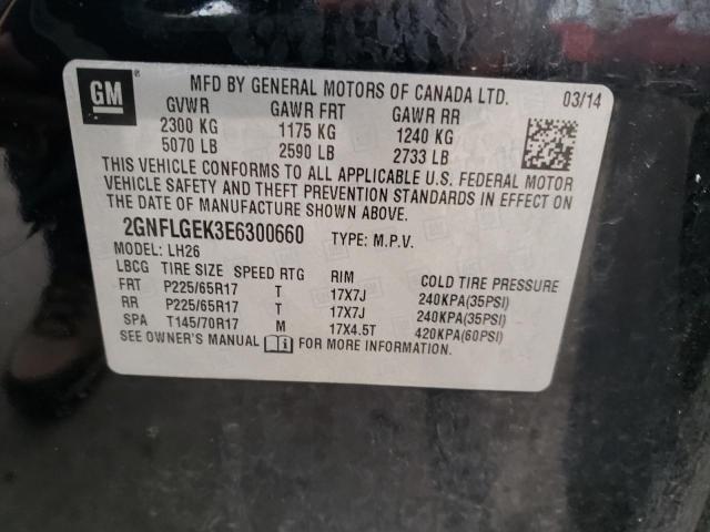 Photo 14 from auction – 2014 CHEVROLET EQUINOX LT with VIN 2GNFLGEK3E6300660