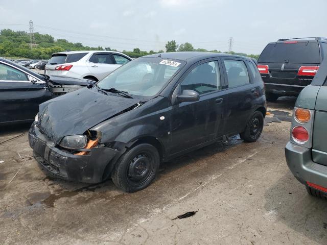 CHEVROLET AVEO BASE 2007 with VIN KL1TD66647B703994 - Photo from auction