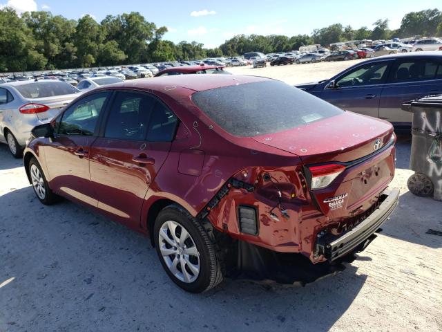 Photo 2 from auction – 2022 TOYOTA COROLLA LE with VIN 5YFEPMAE6NP367646