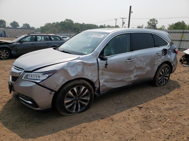 ACURA MDX TECHNO 2016 with VIN 5FRYD4H45GB053423 - Photo from auction