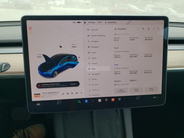 Photo 9 from auction – 2022 TESLA MODEL 3 with VIN 5YJ3E1EA1NF190891