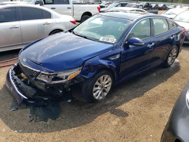KIA OPTIMA EX 2016 with VIN 5XXGU4L3XGG072574 - Photo from auction
