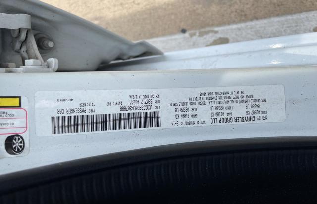 Photo 10 from auction – 2014 CHRYSLER 200 LX with VIN 1C3CCBAB0EN207888