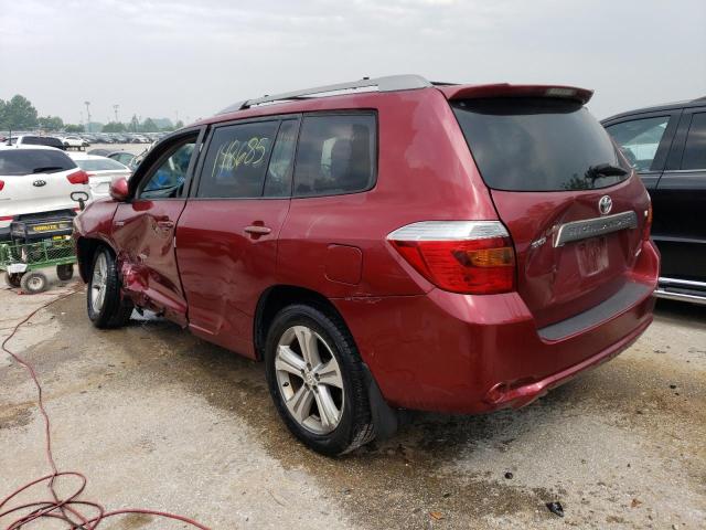 Foto 2 de la subasta – 2008 TOYOTA HIGHLANDER con VIN JTEES43AX82041047