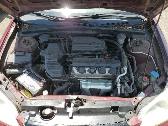 Photo 11 from auction – 2002 HONDA CIVIC LX with VIN 2HGES16562H502598