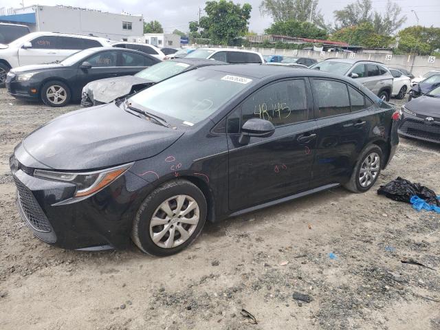 TOYOTA COROLLA LE 2021 with VIN JTDEPMAE0MJ160463 - Photo from auction