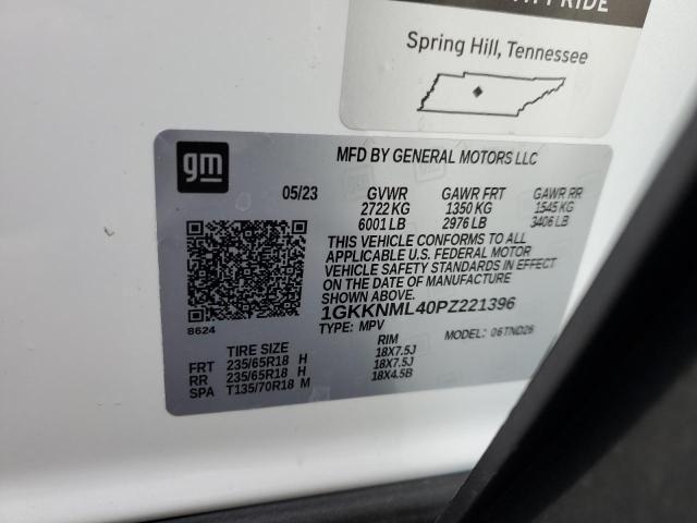 Photo 14 from auction – 2023 GMC ACADIA SLT with VIN 1GKKNML40PZ221396