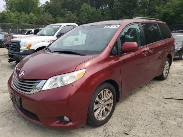 TOYOTA SIENNA XLE 2011 with VIN 5TDDK3DC5BS022884 - Photo from auction