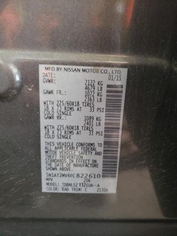 Photo 14 from auction – 2015 NISSAN ROGUE S with VIN 5N1AT2MV4FC822610