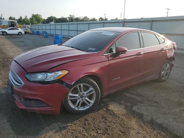 FORD FUSION SE 2018 with VIN 3FA6P0LU6JR172173 - Photo from auction