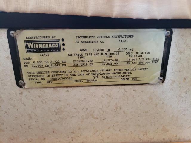 Фото 10 с аукциона – 2002 WINNEBAGO SIGHTSEER с VIN 5B4LP57G023343973