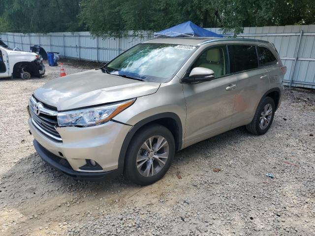 TOYOTA HIGHLANDER 2015 with VIN 5TDKKRFH9FS045450 - Photo from auction
