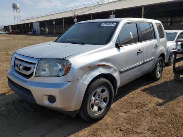 HONDA PILOT LX 2010 with VIN 5FNYF3H24AB017704 - Photo from auction