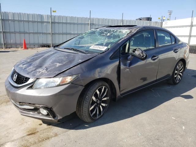 HONDA CIVIC EXL 2014 with VIN 19XFB2F97EE260979 - Photo from auction