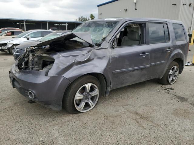 HONDA PILOT SE 2015 with VIN 5FNYF3H37FB024758 - Photo from auction