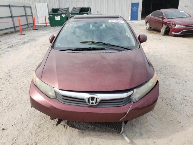 Photo 5 from auction – 2012 HONDA CIVIC EX with VIN 19XFB2F89CE041185