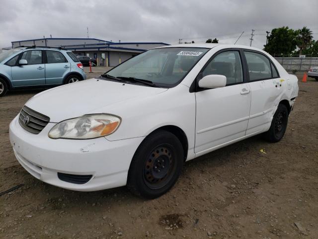 TOYOTA COROLLA CE 2003 with VIN JTDBR32E730051332 - Photo from auction