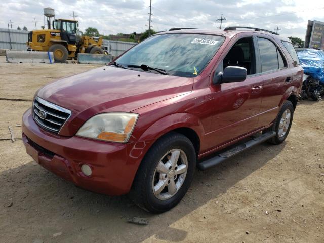 KIA SORENTO EX 2008 with VIN KNDJD735385780423 - Photo from auction