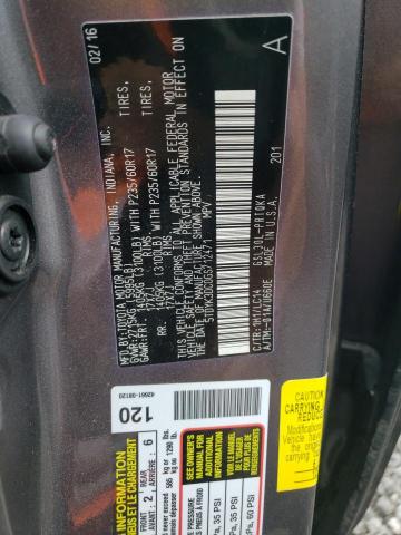 Photo 14 from auction – 2016 TOYOTA SIENNA XLE with VIN 5TDYK3DC0GS712471