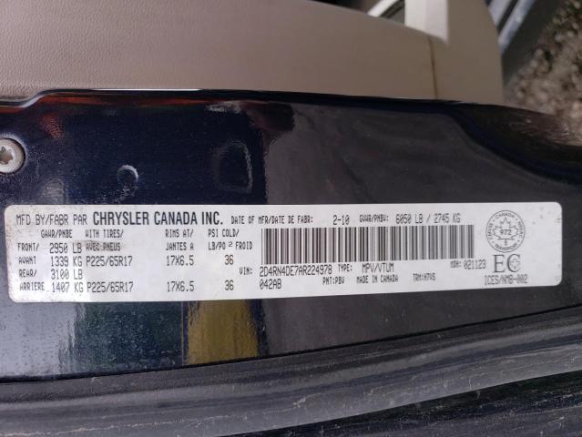 Photo 14 from auction – 2010 DODGE GRAND CARA with VIN 2D4RN4DE7AR224978