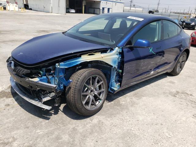 TESLA MODEL 3 2023 with VIN 5YJ3E1EA7PF567615 - Photo from auction