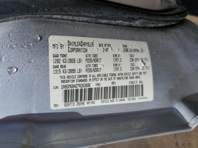 Photo 14 from auction – 2007 CHRYSLER PACIFICA T with VIN 2A8GM68X27R263686
