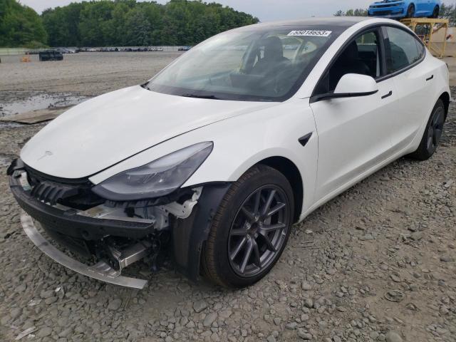 TESLA MODEL 3 2022 with VIN 5YJ3E1EA0NF113445 - Photo from auction