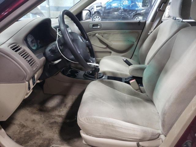 Photo 7 from auction – 2002 HONDA CIVIC LX with VIN 2HGES155X2H500113