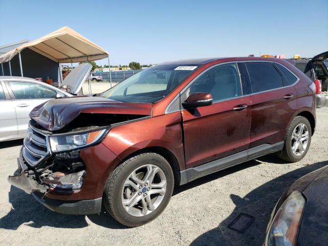 FORD EDGE TITAN 2015 with VIN 2FMTK3K92FBB04237 - Photo from auction