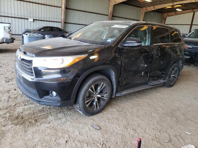 TOYOTA HIGHLANDER 2016 with VIN 5TDJKRFH8GS503198 - Photo from auction