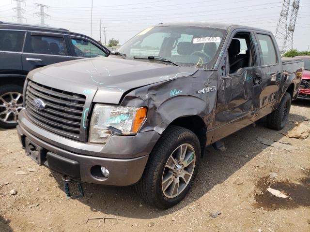 FORD F150 SUPER 2014 with VIN 1FTFW1EF8EFA54999 - Photo from auction