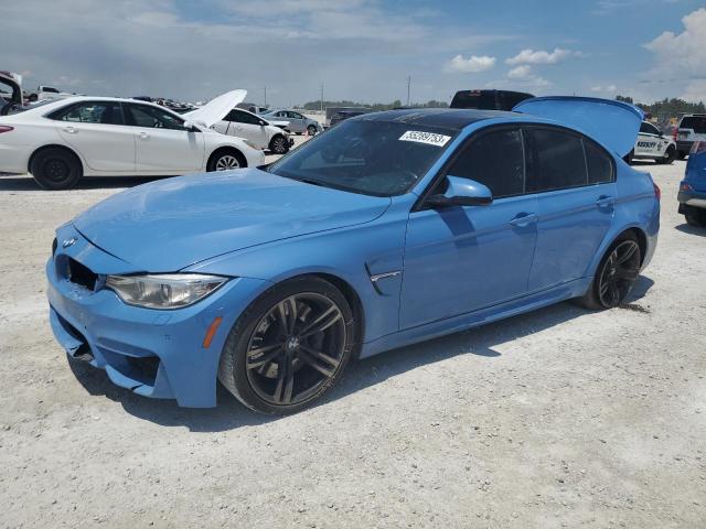 BMW M3 2017 with VIN WBS8M9C55H5G42114 - Photo from auction