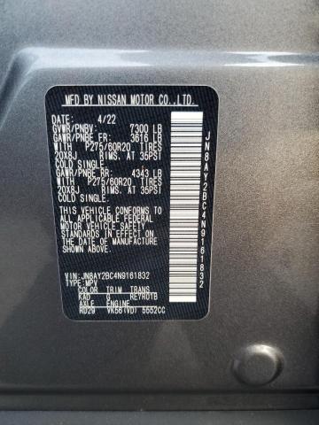 Photo 14 from auction – 2022 NISSAN ARMADA SL with VIN JN8AY2BC4N9161832