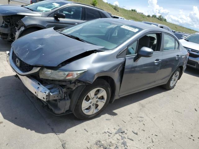 HONDA CIVIC LX 2013 with VIN 19XFB2F53DE230583 - Photo from auction