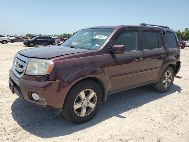 HONDA PILOT EXL 2011 with VIN 5FNYF3H62BB047613 - Photo from auction