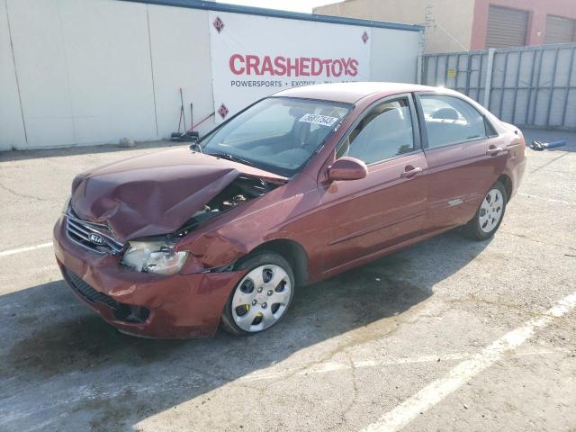 KIA SPECTRA EX 2007 with VIN KNAFE121075403431 - Photo from auction