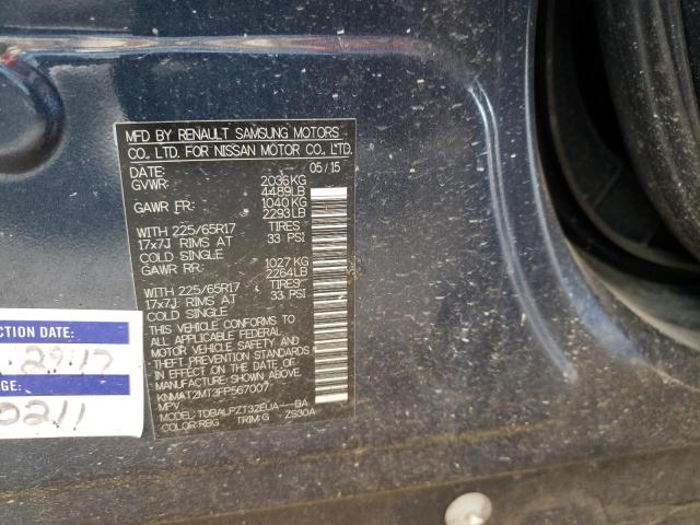 Photo 14 from auction – 2015 NISSAN ROGUE S with VIN KNMAT2MT3FP567007