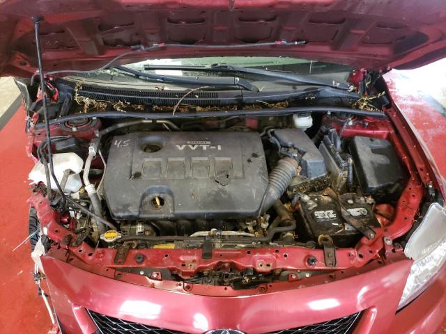 Photo 11 from auction – 2009 TOYOTA COROLLA BA with VIN JTDBL40E499050847