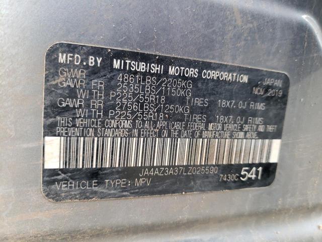 Photo 14 from auction – 2020 MITSUBISHI OUTLANDER with VIN JA4AZ3A37LZ025590