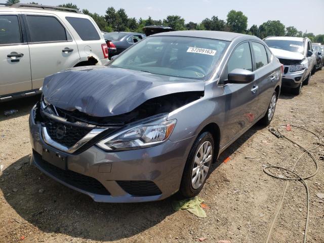 NISSAN SENTRA S 2016 with VIN 3N1AB7AP1GY320658 - Photo from auction