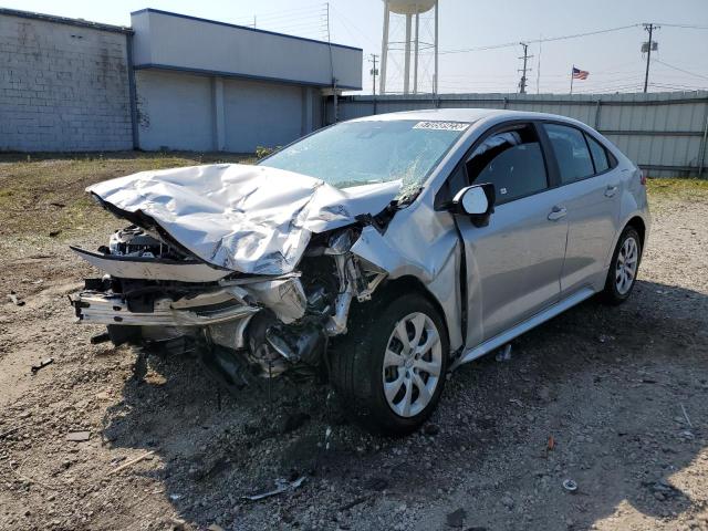 TOYOTA COROLLA LE 2022 with VIN 5YFEPMAE3NP338220 - Photo from auction