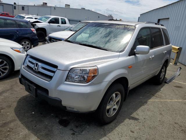 HONDA PILOT EXL 2008 with VIN 5FNYF28778B023206 - Photo from auction