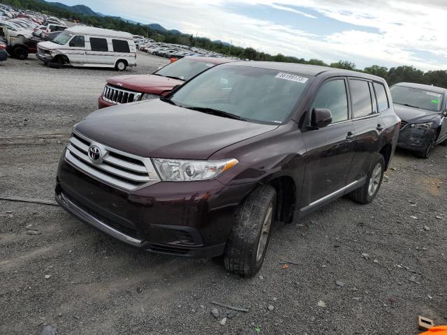 TOYOTA HIGHLANDER 2013 with VIN 5TDZA3EH7DS038879 - Photo from auction