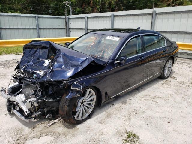 BMW 740 I 2016 with VIN WBA7E2C54GG738899 - Photo from auction