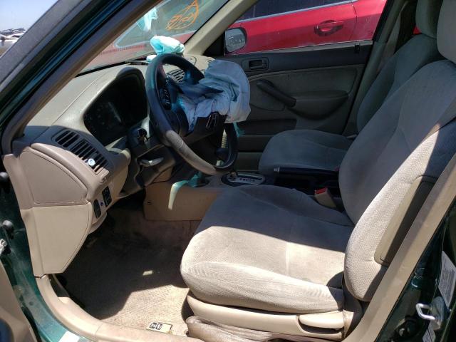 Photo 7 from auction – 2001 HONDA CIVIC LX with VIN 2HGES16511H516682