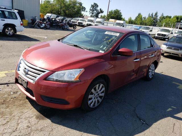 NISSAN SENTRA S 2015 with VIN 3N1AB7APXFL667773 - Photo from auction