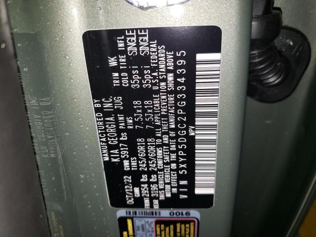 Photo 14 from auction – 2023 KIA TELLURIDE with VIN 5XYP5DGC2PG334395