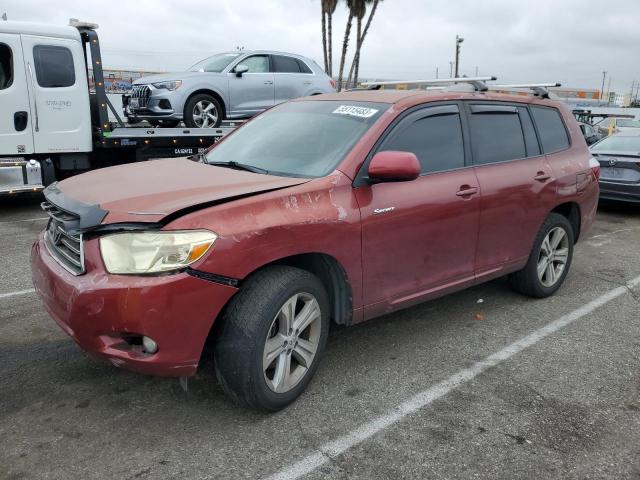TOYOTA HIGHLANDER 2008 with VIN JTEDS43A782068301 - Photo from auction